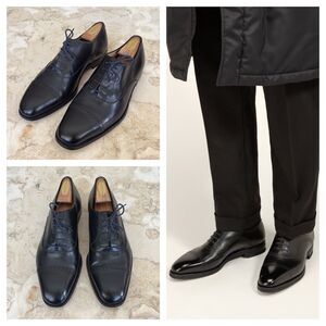 Bally Cap Toe Leather Oxfords Mint Condition $2,050 New